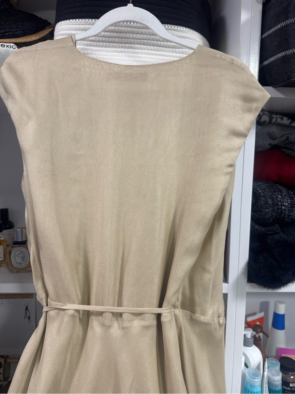 Polo Ralph Lauren Champagne Beige Layered Dress – Size 6 - Picture 8 of 8